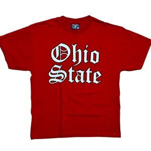 Ohio State Buckeyes Steve & Barry's Red Vintage T-Shirt, Men's Large